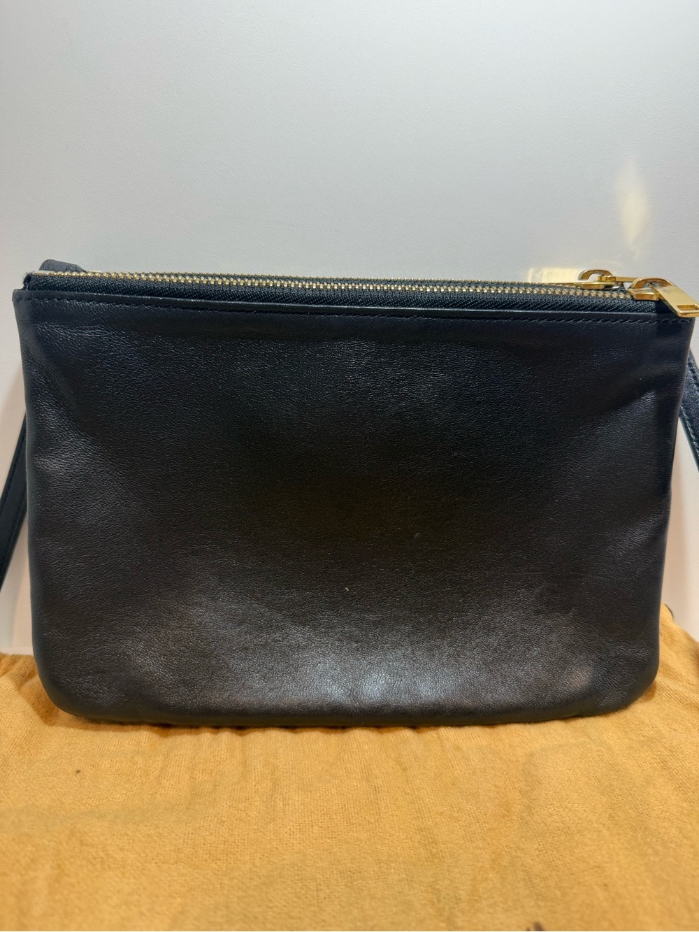Celine Trio Black Leather Crossbody Bag - Picture 4 of 14